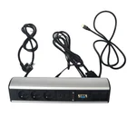 Sockets Socket Socket JHDES4-3 French Desktop Mounted Power Extension Sockets With 2x USB 2 X RJ45 VGA And HDMI