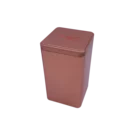 Rose gold metal square gift tin can tin box