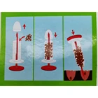 Plastic Mini PP PS Plastic Garden Handle Plant Seeder Mini Seed Sower