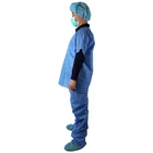 Nurse High Quality Uniform Suit Set Medical Hospital Nurse Disposable Scrub Suits