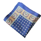 Mens Paisley Satin Silk Bandana Male Square Scarf Men Silk Handkerchief