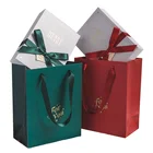 Luxury Printed Gift Custom Shopping Paper Bag And Box Set With Your Own Logo