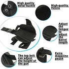 Leg Holster GHFY Tactical Drop Leg Holster Thigh Pistol Gun Holster Right Hand Adjustable