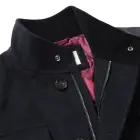 Woolen Jacket With Contrast PU York And Diamond Quilited Lining Winter Warm Jacket With 4 Patch Pocket Men's Jacket