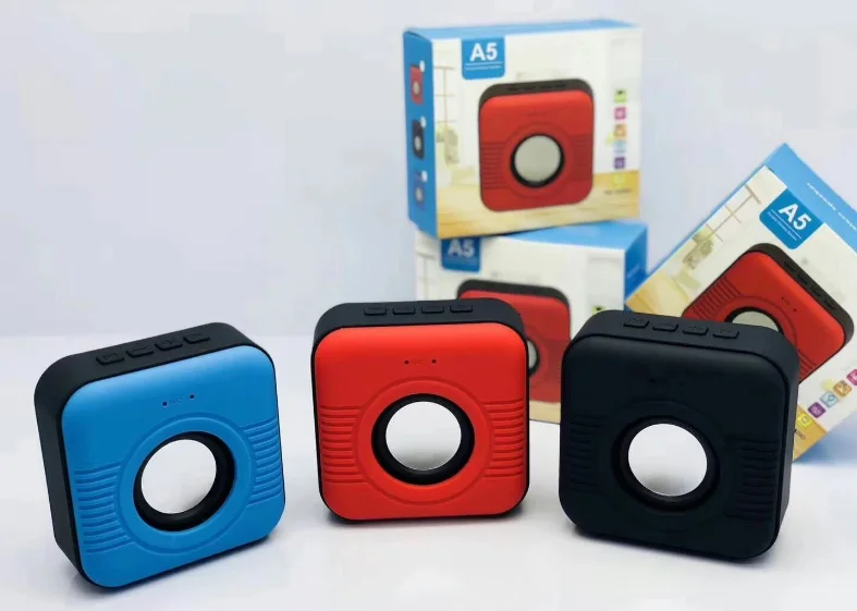 Square Gift Multi-function Wireless Connection Bluetooth Speaker Music Player Hands-free Call Small Speaker - ANKUX.COM