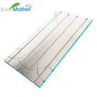 30mm Underfloor Heating Panels of Omega Grooved XPS Insulation Board with 200 Micron Aluminum Foil