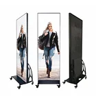 Moveable Outdoor Floor Stand Display LED Poster Screen