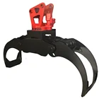 Forestry Machinery Processor A Firewood Timber Grapple Used Excavator Hydraulic Log Wood Grapple For Sale