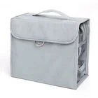 Multi pockets travel wash makeup organizer bag cosmetic bag with hook
