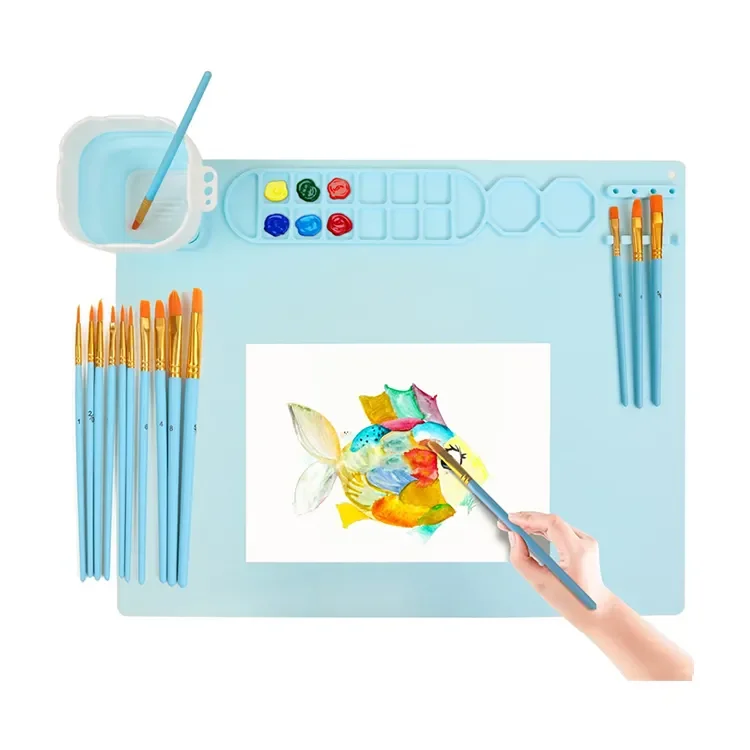 New Arrivals Silicone Mat Craft Paint Easy Clean Drawing Board Art