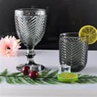 Hot Sale Home and Hotel drinking drinking Leaf Wine Glass and Low Tumbler