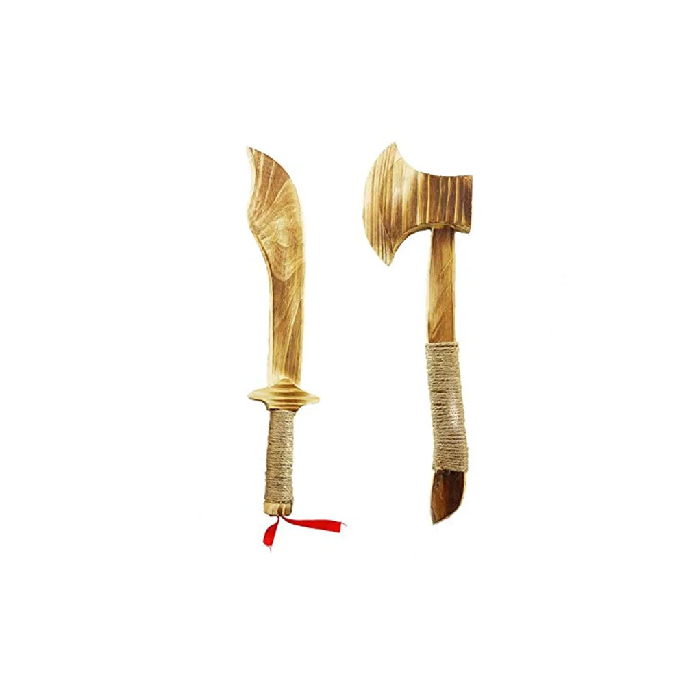 Venta al por mayor de juego al aire libre de la cuerda de cáñamo, incluido con la tradición china espada de madera.