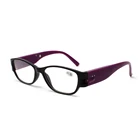Rechargeable pc plastic women reading glasses with led lights