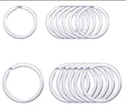 Keyring Rings Rustproof,split key rings round edge style wholesale keyrings for DIY keychain