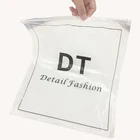 PE PVC EVA custom logo recycled packing plastic bag for clothes
