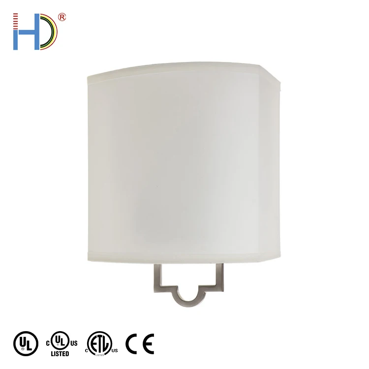 Hotel Bedroom Wall Mount Lamp White Light Metal Wall Lamps