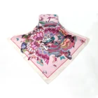 Hot Selling New Design Customized Printed Square Cotton Scarf Silk Toros Polyester Scarf