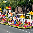 Show New Year Parade Floats Holiday Parade Lights Show