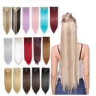 100% Brazilian Human Hair Clip In Hair Extension For White Woman, Afro Hair Extension Clip In Remy