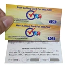 Chinese printing multi-pin mobile phone scratch recharge calling card