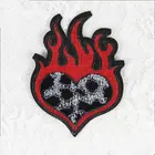 Fire patch DIY applique patches stick on jeans