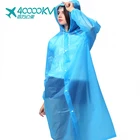 custom Adult Non-Disposable PE Rain Poncho raincoats