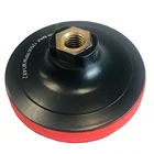 High quality 4" plastic foam polishing backer pads use with sandpaper M14 thread grinder