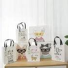 Luxury white cardboard cheap printed custom made paper shopping bags