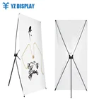 Retractable X-Frame Pop Up Display X Banner Stand