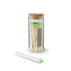 10cm long candle matches bottle matches with colorful match tips
