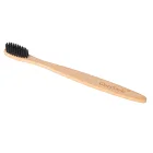 Manufacturer Private Label Natural Biodegradable 1Pcs Bamboo Charcoal Toothbrush For Oral Teeth Cleaning