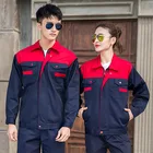OEM Service Clothes Work Clothing Sets Long Sleeve Men Factory Labor Engineering Clothes Work Wear Jacket and Pants