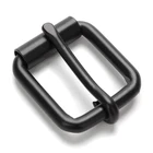 Customized 23mm Black Nickel Roller Buckle Factory Classic Style Belt Buckle