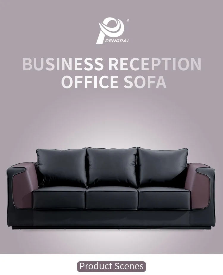 Pengpai Contemporary Furnitures 3 Piece Sofa Set Office Modern Hotel