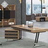 Modern Wooden Latest Office Table Designs Executive Office Desk Movable Drawer Modular Office Furniture Workstation Desk