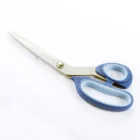 Household Scissors Multi-purpose 8.25" Rubber Handle Titanium Plated Blade Office Scissors SCT1508