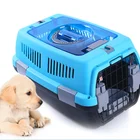 Portable Plastic Pet Cage Fashion Transport Pet Air Travel Carrier Cages