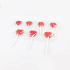 Valentine sweet heart shape hard lollipop manufacturers hard sweets lollipop candy