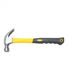 Plastic Hammer High-quality High-carbon Steel Precision Forged Plastic Handle Claw Hammer