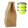 Hot Sale Waterproof Roll Top Waxed Canvas Lunch Bags Insulated Cooler Bag Collapsable for School Work and Picnic