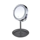 New table stand mirror desktop Makeup Mirror with LED lights