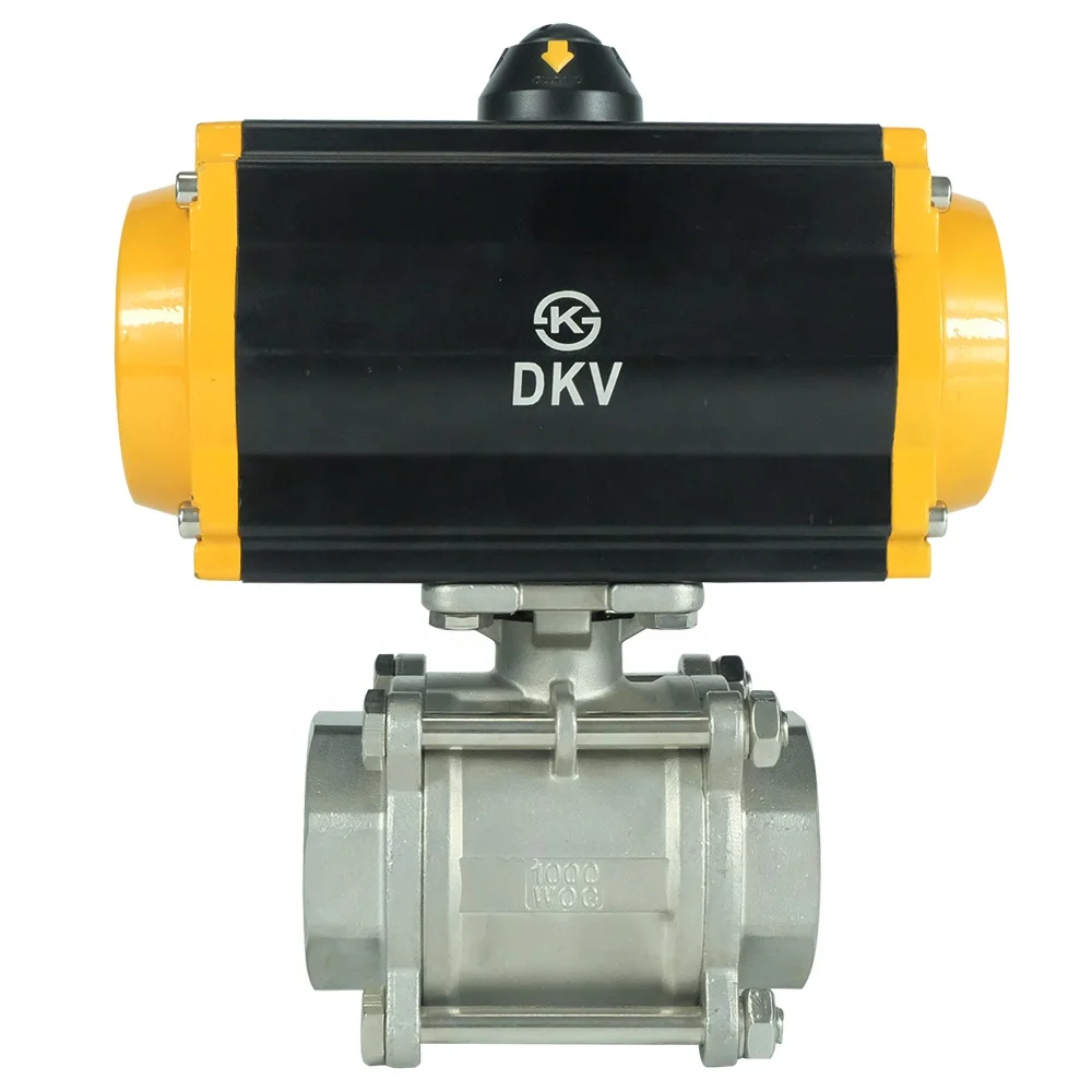 Dkv Pneumatic Way Ball Valve Dn Stainless Steel Pcs Female