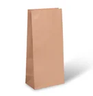 SOS BAG Brown kraft paper bag without handle square bottom