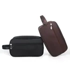 Waterproof Large Capacity men 190D Nylon Cosmetic Toiletry Bag with Handle