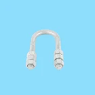 carbon steel Zinc plated or Hot dip galvanized U bolt with nuts