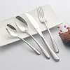 Food Grade Reusable Portable Flatware Silver 24pcs Royal Stainless Steel Cutlery Set