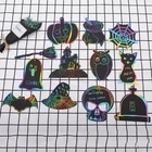 12 Halloween Designs Scratch Card Paper Kid DIY Magic Scratch Art Paper