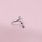Ring Rings New Arrival 925 Sterling Silver Cat Ring Cute Animal Finger Rings For Women Party Gift