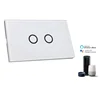 Amazon Alexa Hot Smart home Wifi Wall Switch US Touch Switch IOT APP Controllred Light Switch 1 2 3 Ways