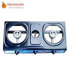Stainless Steel 3 Burner Gas Stove Burners CNJG Factory Wholesale 3 Burner Gas Stove for Home Use
